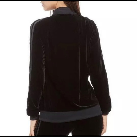 Adidas Originals VELVET Vibes Jacket M Velour - Picture 4 of 4